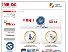Tablet Screenshot of imedc.com.tr